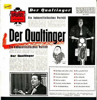 Albumcover Helmut Qualtinger - Der Qualtinger: - Ein kabarettistisches Portrait - Lieder und Texte,