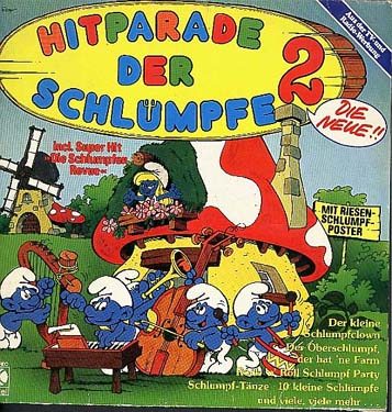 Albumcover Schlümpfe - Hitparade der Schlümpfe 2