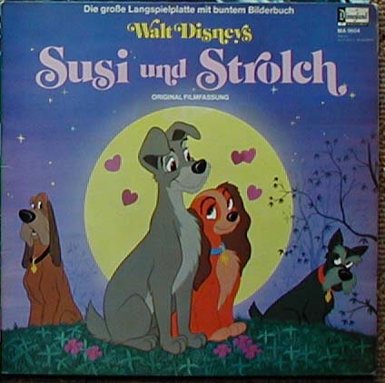 Albumcover Walt Disney Prod. - Susi und Strolch