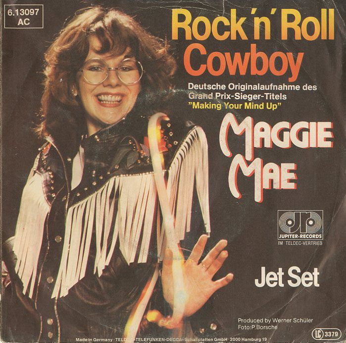 Albumcover Maggie Mae - Rock and Roll Cowboy (Making Your Mind Up) / Jet Set